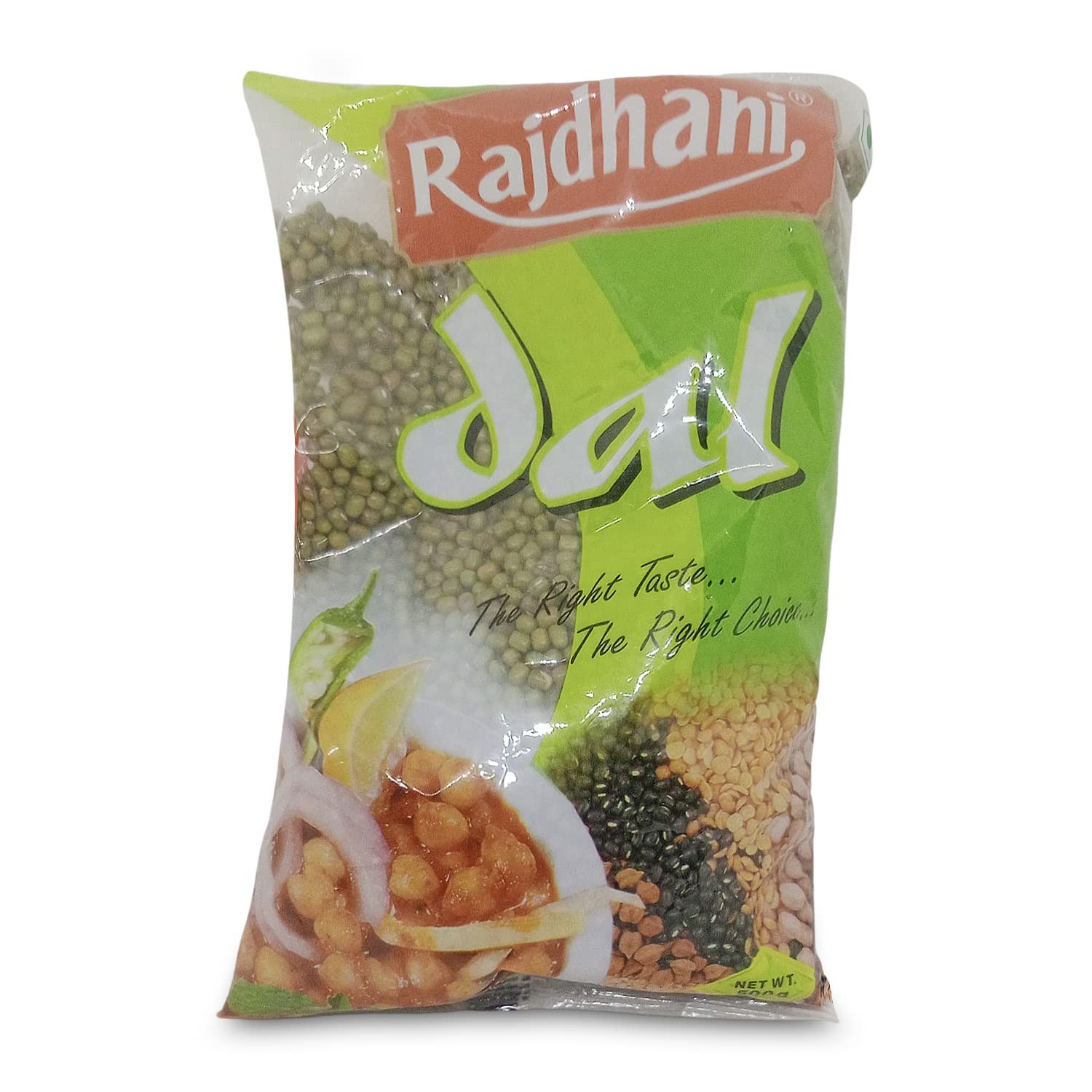 Rajdhani Sabut Moong 500 Gm